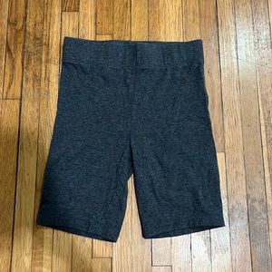 Grey Biker Shorts